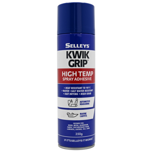 Kwik Grip High Temp Spray Can 350G FRONT Bunnings